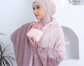 Cleo Series - Islamisches Gebet Tragbare Mini Travell Mukena 2in1 Erwachsene, Das Perfekte Geschenk für Sie, Frauen Muslim, Hijab Kleid, Geschenk für Sie