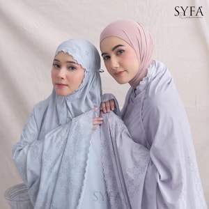 Vestido de oración islámica portátil Mukena 2 en 1 para adultos / El regalo perfecto para ella / Mujeres musulmanas / Vestido hijab / Umrah Hajj / Vestido Gamis Mini 2