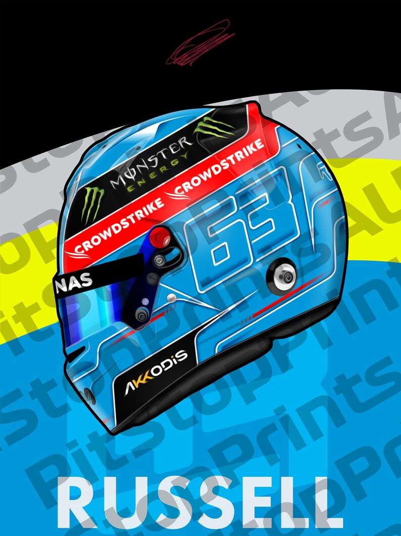 Casque Bell Mercedes GP F1 2023 George Russell – Échelle 1/2, Neuf