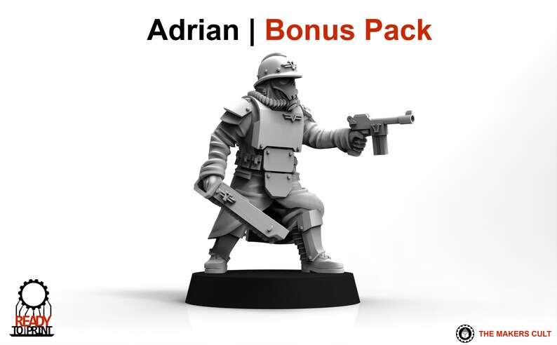 The Makers Cult - Valour Korps - Adrian - Shock Sergeant Heinrich - Etsy