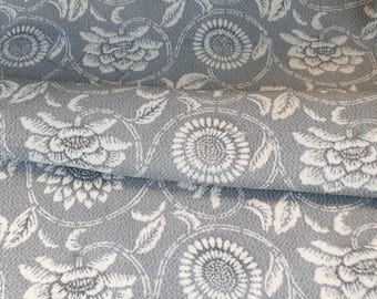 Vintage kimono silk fabric, crepe silk, sewing, upcycling