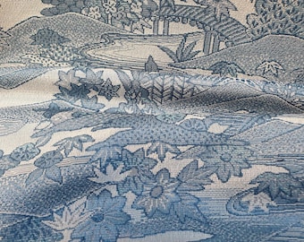 Vintage kimono fabric, crepe silk, sewing, upcycling