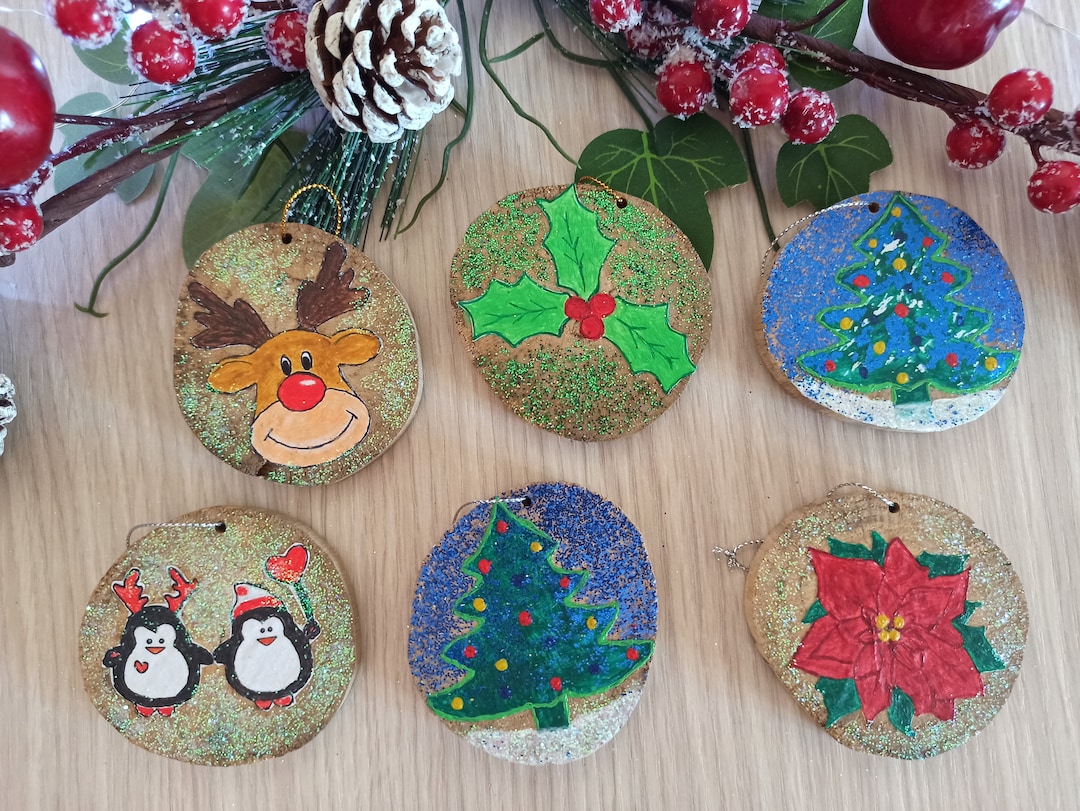 Addobbi Natalizi in Legno per Albero - Etsy Italia