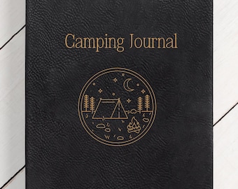 Beautiful Camping Journal, Gift For Campers, Outdoor Lover Blank Notebook, Camping Planning Journal, RV Journal, RV Birthday Christmas Gift