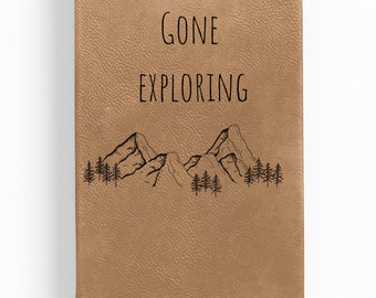 Explore Journal, Adventure Journal, Travel Diary, Blank Notebook, Dream Journal, Vacation Notebook, Let's Adventure, Graduation Gift