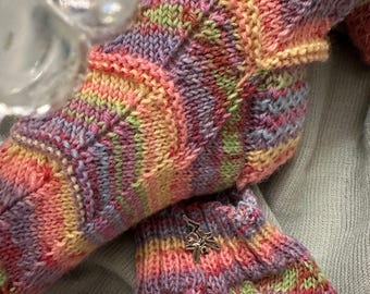 Hand-knitted socks 39-40
