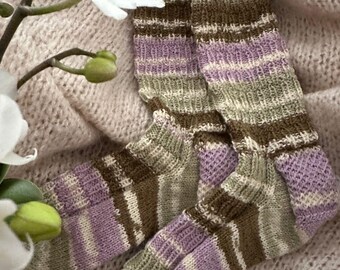 Hand-knitted socks 38-39