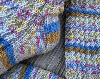 Hand-knitted socks 39-40