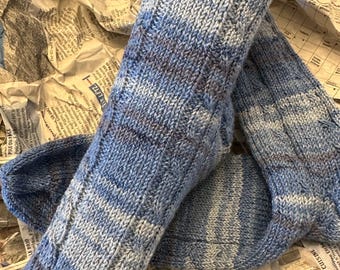 Hand-knitted socks 45-46