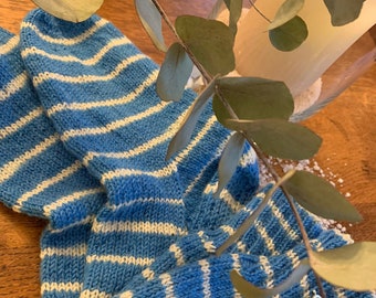 Chaussettes tricotées main 37-38