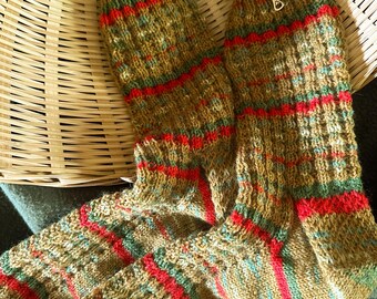 Hand-knitted socks 42-43