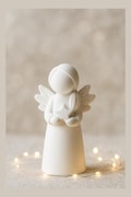 Angel - Guardian angel made of Raysin with star - handmade - table decoration - Christmas decoration - gift - girlfriend - souvenir - timeless - noble - diy