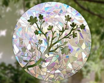 Japanese Cherry Blossom Twig Suncatcher | Window Sticker Sakura