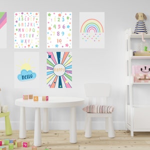 Printable Nursery Wall Art. Downloadable Wall Art. Digital Wall Art. Instant Download. Nursey ...