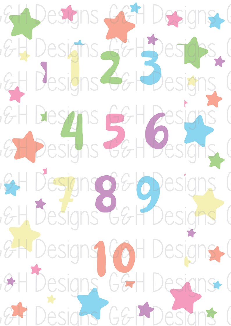 Printable Nursery Wall Art. Downloadable Wall Art. Digital Wall Art. Instant Download. Nursey ...