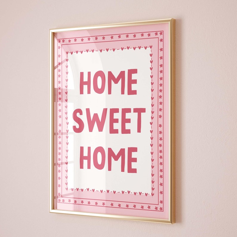 Home Sweet Home Wall Print
