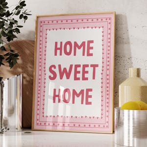 Home Sweet Home Wall Print