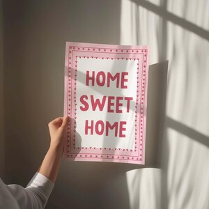 Home Sweet Home Wall Print