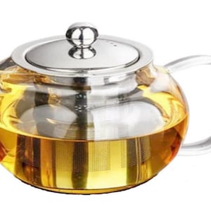 Glass Teapot With Borosilicate Filter 650ml