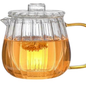 Glass Teapot With Glass Filter 700ml.