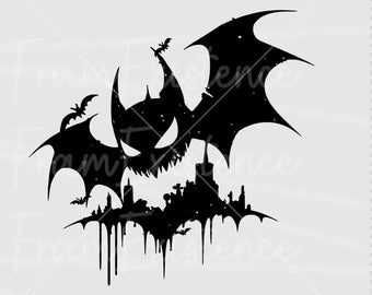 Gothic Bat svg, Witch SVG, Gothic SVG, Cricut, Cut file, Halloween design, Horror, Gothic svg, Commercial use, png, mythical beast
