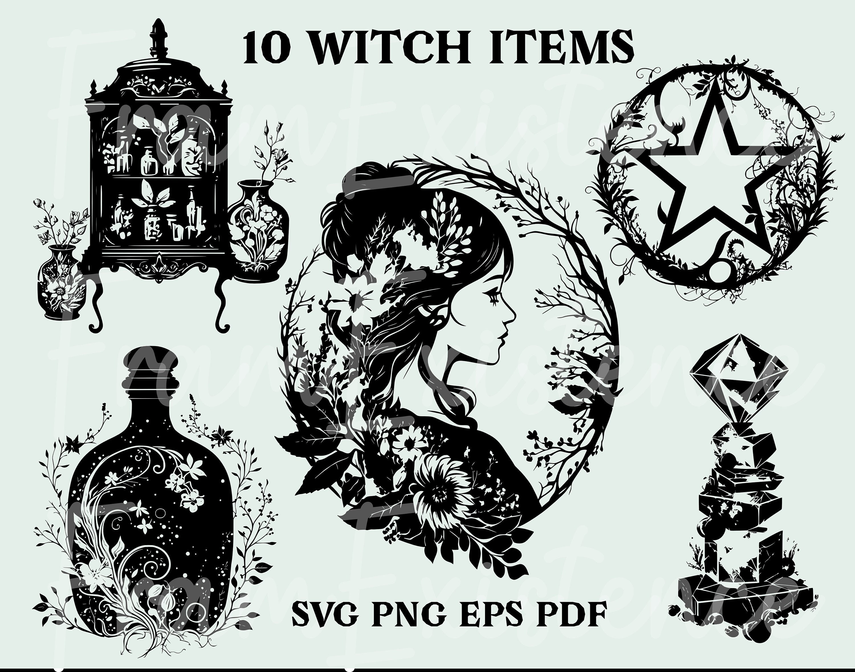 Good Witch SVG Bundle witch svg cat svg magic svg mystical - Etsy Portugal