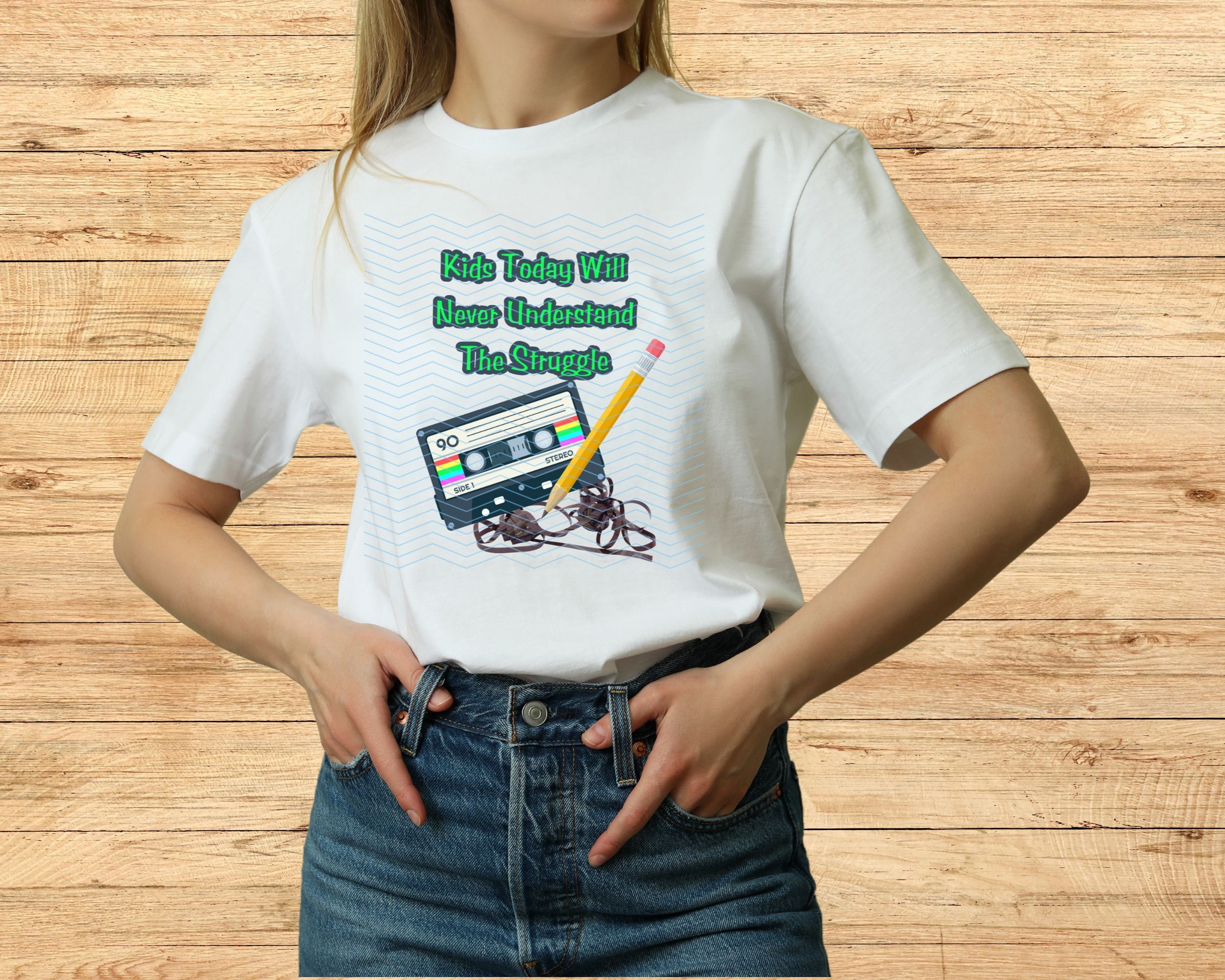 kohjiya KIDS NEVER MET SHOW Tシャツ S Kids Today Will Never Understand the Struggle - Etsy