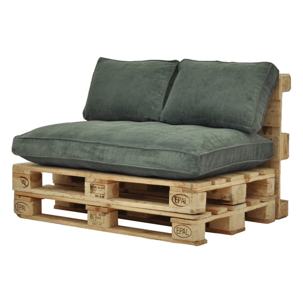 Palletkussenset | Palletkussens | Feincord| Tuinmeubelen | Corduroy kussens | Zoldermeubilair | 120x80 | 120x60 | 120x40 | 60x40 |