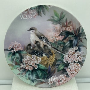 Knowles, Bradford Exchange &quot;Song of Spring&quot; Plate by Lisa Liu
