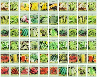Heirloom Vegetable Seeds 100% Non-GMO Variety Pack