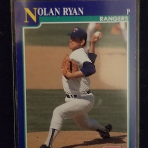 Nolan Ryan 1991 score card #4 Mint Perfect Condition