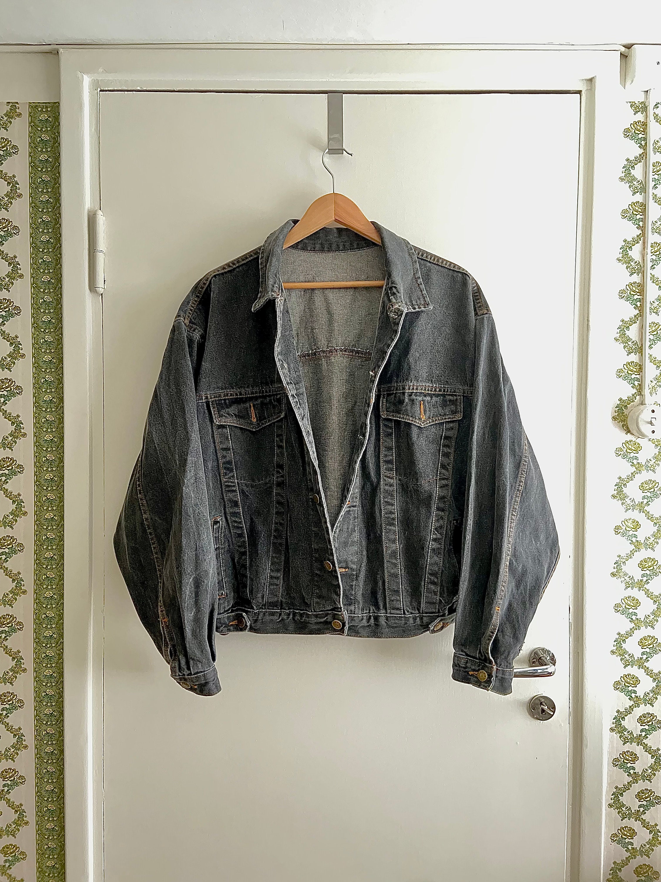 black denim jacket