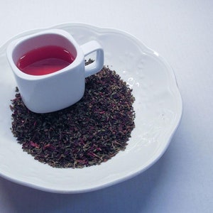 Divini-tea - pack of 20 tea bags - hibiscus and mint herbal tea