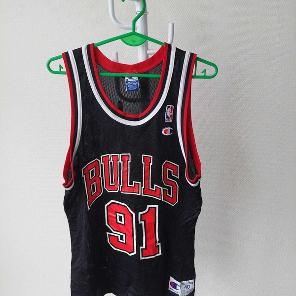 Vintage Chicago Bulls Baloncesto Trikot, Größe 40, Gebraucht, Gelegenheit!