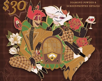 Épinglette en émail RadioDust Dark Academia PRÉCOMMANDE