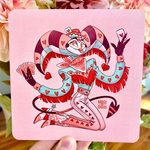 Rodeo Clown Fizzarolli - 5”x5” HOLOGRAPHIC mini print