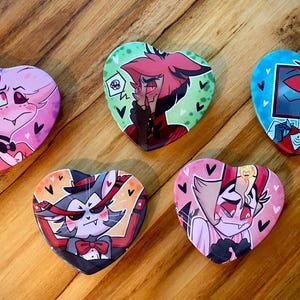 Hazbin Hotel Button Pin Alastor - Etsy