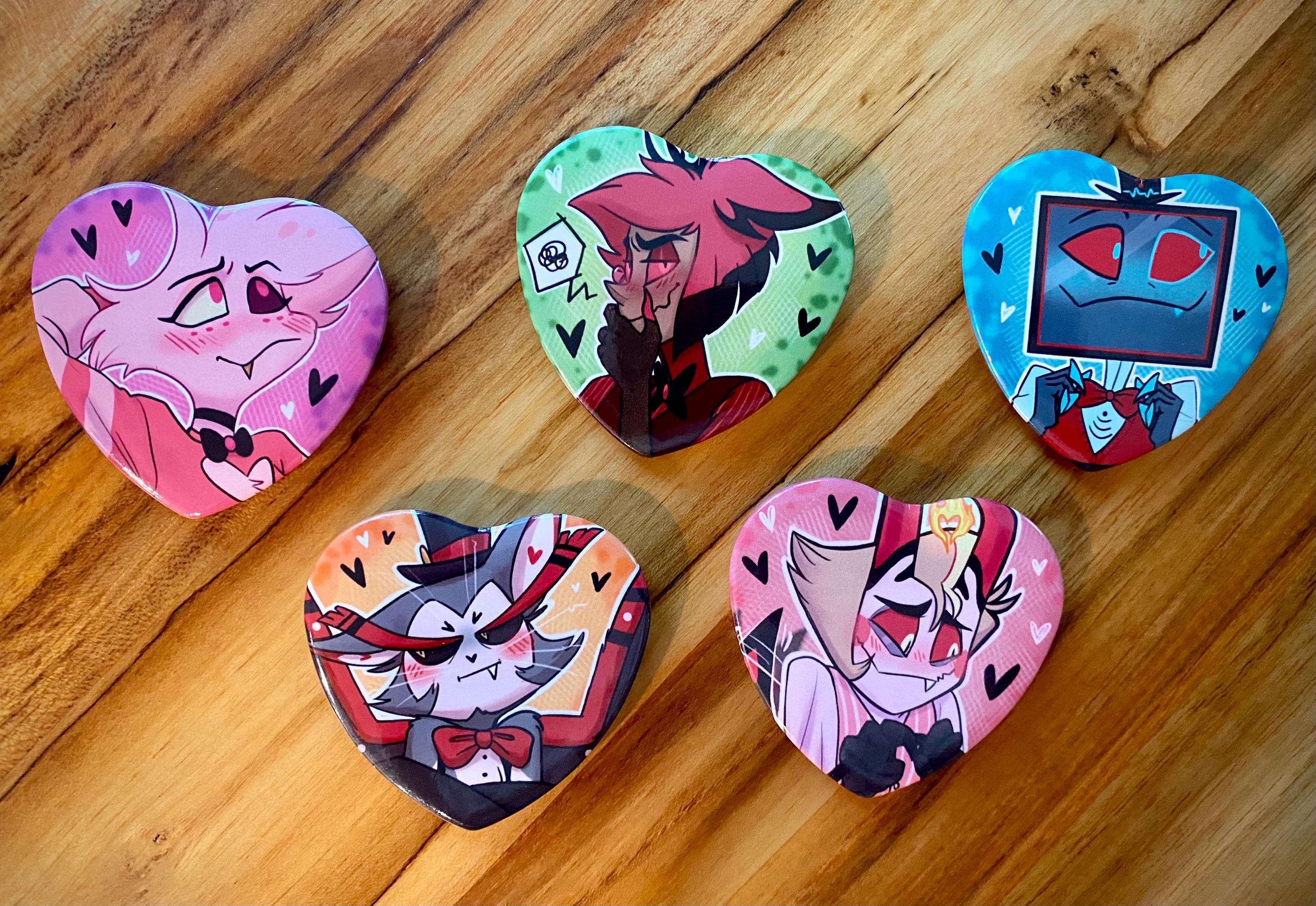 Hazbin Hotel Button Pin Alastor - Etsy