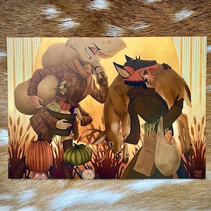 Harvest - 7”x5” RadioDust mini print