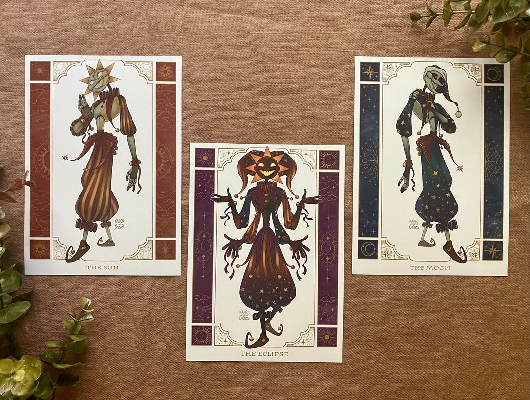 Celestial Daycare Attendant Series - 5”x7” mini print SET OF 3