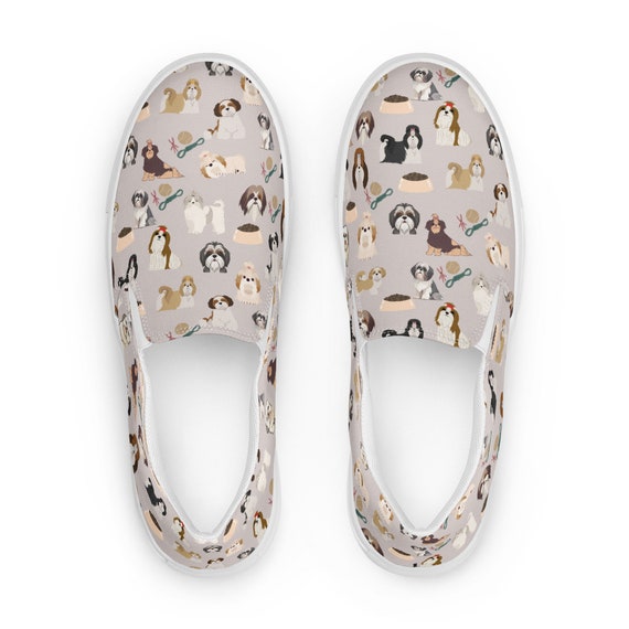 Shih Tzu Women's Slip Ons Shih Tzu Women's Slip Ons
