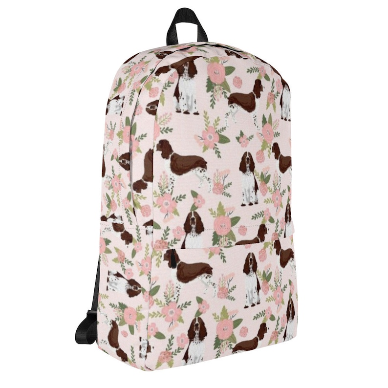 Springer Spaniel Backpack Cocker Spaniel Bag Personalized Spaniel Lover