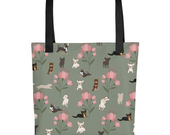 Chihuahua Tote bag Chihuahuas handbag Chihuahua lover purse