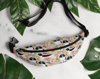 Springer Spaniel Fanny Pack Cocker Spaniel Dog Walking crossbody Treat pouch Pet waste bag Personalized spaniel lover gift