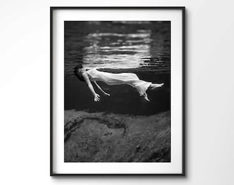 Weeki Wachee Spring/トニ フリッセル/ポスター Lady in Water 1947 H Photo Print, Weeki Wachee Spring