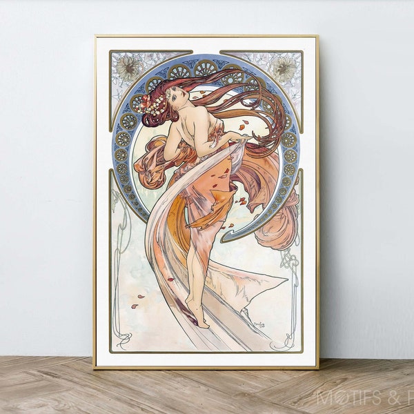 Alphonse Mucha Print | The Arts: Dance (1898) (série) | Impression de qualité supérieure