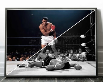 モハメド・アリ対ソニー・リストン。1965年第1ラウンドKO。ボクシング
