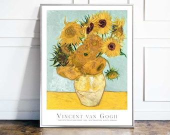 Vincent Van Gogh Still Life: Vase With Twelve Sunflowers 1888, High ...