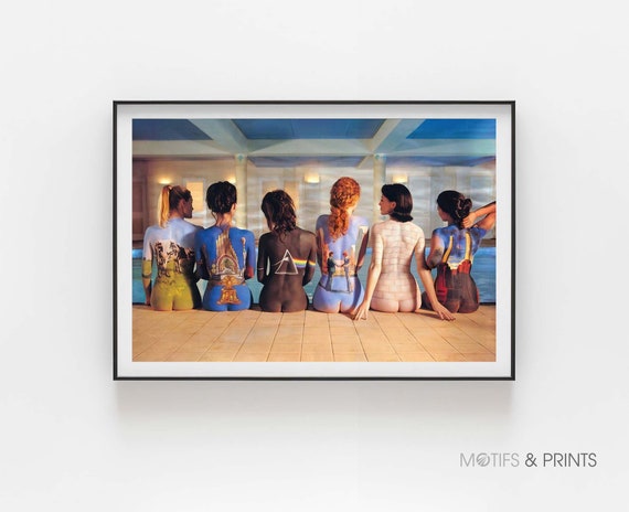 Pink Floyd "Bemalter Rückkatalog" Kunstposter, Gerahmt – Wahl Aus A4, A3, A2, A1