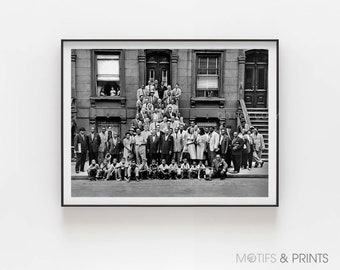 Jazz Portrait Print | A Great Day in Harlem | Art Kane's Classic